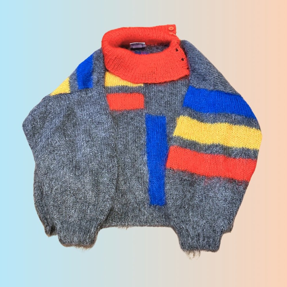 VINTAGE Soft Options Handmade Mohair Sweater